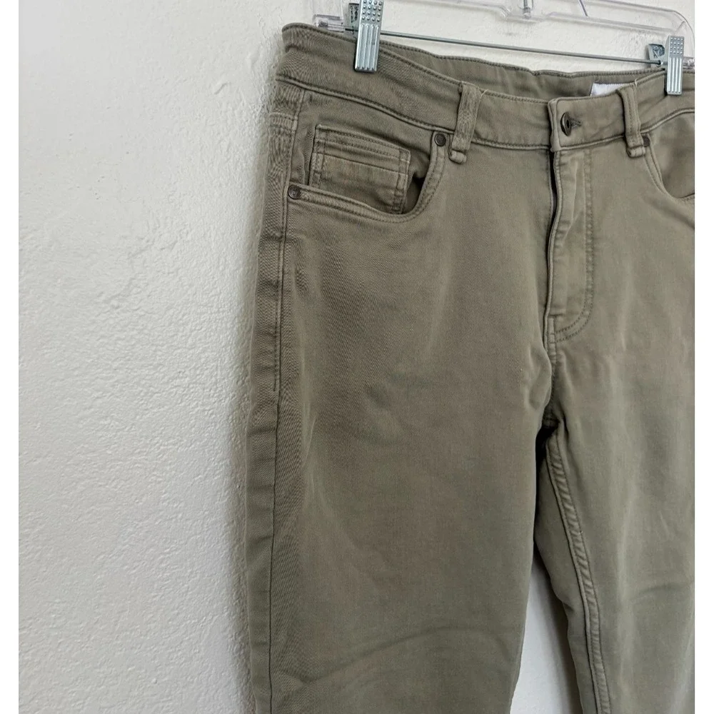 Tpj Slim Jeans 33x28 Beige Stretch Denim Normcore Casual minimalist Denkhaki